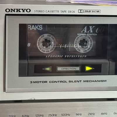 ONKYO TA-R33 Stereo Cassette Deck – 3 Motor – Auto Reverse – Dolby B/C – Tested image 3