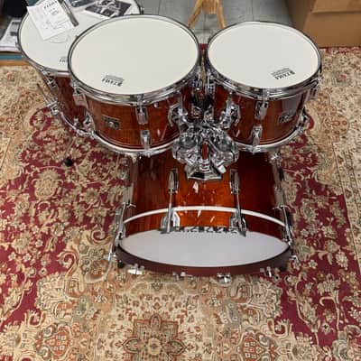 Tama 50th Limited Superstar Reissue 4pc Shell Pack Super Mahogany image 5