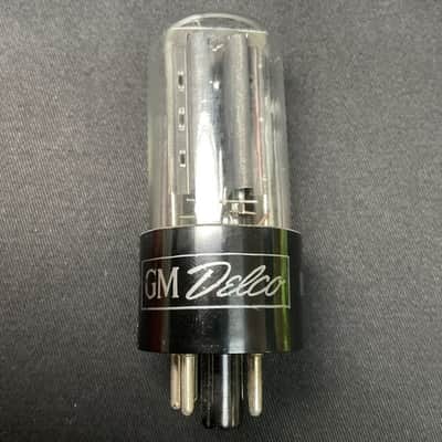 NOS DELCO 5Y4GT RECTIFIER VACUUM TUBE TESTED VINTAGE BLACK PLATES B.10094-C image 2