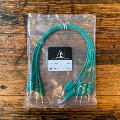 After Later Audio 30cm Single-end Stackable Patch Cable 5 Pack - Green image 3