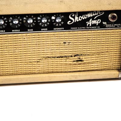 Fender Showman Head and 1x15 Cab Owned by Mike Campbell image 11
