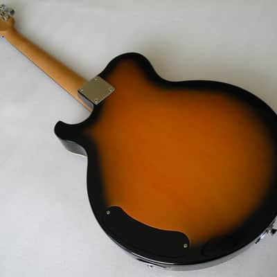 Jay Turser JT-RES Electric Thinline Resonator Guitar Sunburst (Summer Sale) image 5