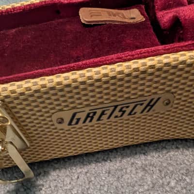 Gretsch Tweed Hardshell Case for 6120 / Nashville / Hollow Body Guitar - Made by FSK w/ Key Gretsch Tweed Hardshell Case for 6120 / Nashville / Hollow Body Guitar - Made in USA w/ Key image 12