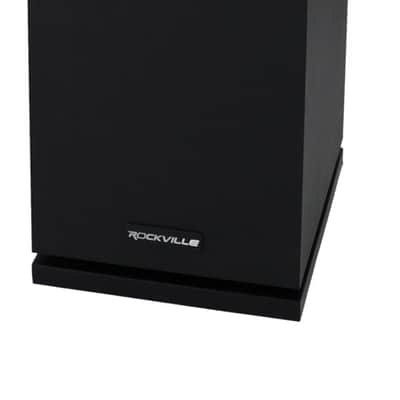 Pair Rockville Lux 658 Black Dual 6.5" 8 Ohm Hi-Fi Tower Speakers+Home Receiver image 19