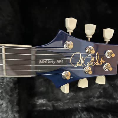 PRS S2 McCarty 594 2022 - Present - Lake Blue with bill lawrence L90 bridge pickup and hard case image 4