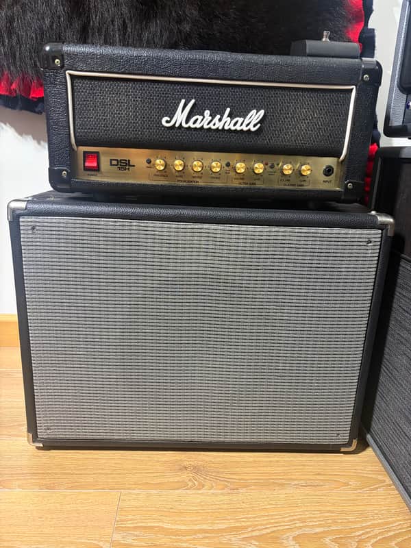 Marshall DSL15H 2-Channel 15-Watt Guitar Amp Head 2012 - 2017 - Black image 1