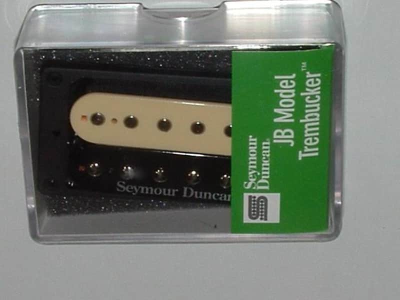 Seymour Duncan TB-4 JB Model Trembucker Bridge Pickup (Reverse Zebra) - TB-4 Reverse Zebra image 1
