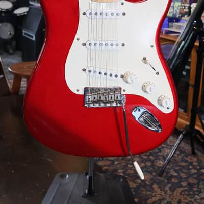 Fender Jimmie Vaughan Tex-Mex Stratocaster Candy Apple Red w/Case - USED image 2