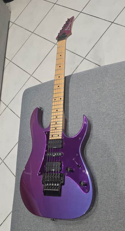 Vintage Ibanez RG550DX 1993 Purple neon image 1