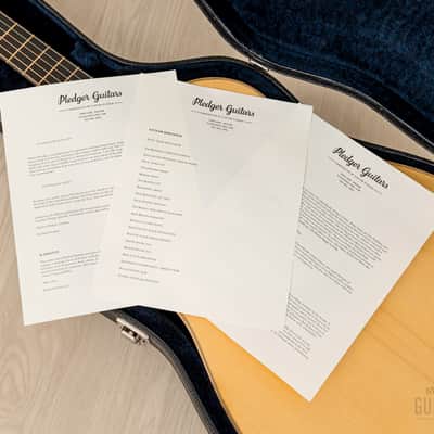 Pledger Slope Shoulder D Luthier Built Dreadnought Acoustic Guitar image 17