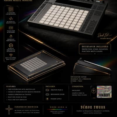 Ableton Push 2 + Decksaver Cover / Stand – Excellent Condition image 2