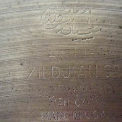 14" Avedis Zildjian Paper-Thin Hihat Cymbal 1950s - Vintage image 5