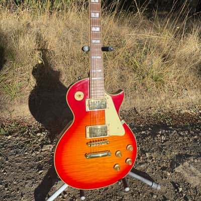 Jay Turser Single Cut les paul jt200 D - Heritage Cherry Sunburst image 16