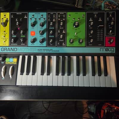 Moog Grandmother 32-Key Semi-Modular Analog Synthesizer 2018 - Present - Black / Multi-Colored Panel