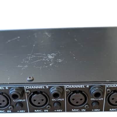 PreSonus Digimax 96khz 8- Channel Mic Preamp 2000s - Silver - Power Supply Rack image 6