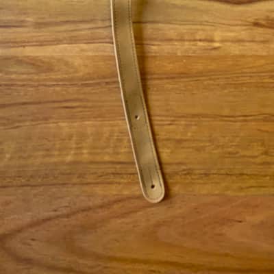 Rare Vintage Crocodile Brand Quality Leather Standard Guitar Strap USA Made! image 6