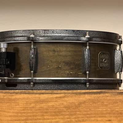 Gretsch Broadkaster Satin Ebony 5" x 14" Jasper Snare Drum image 6