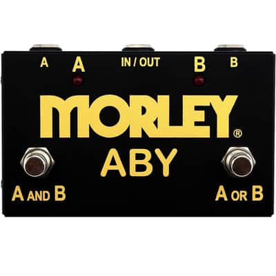 MORLEY ABY-G GOLD ABY SWITCHER SELECTOR COMBINER PER CHITARRE STRUMENTI AMPLIFICATORI A/B/Y image 2