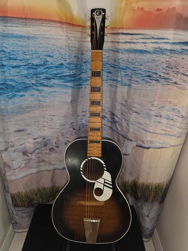 Kay Music note parlor Around mid 60's - Tobacco burst image 1