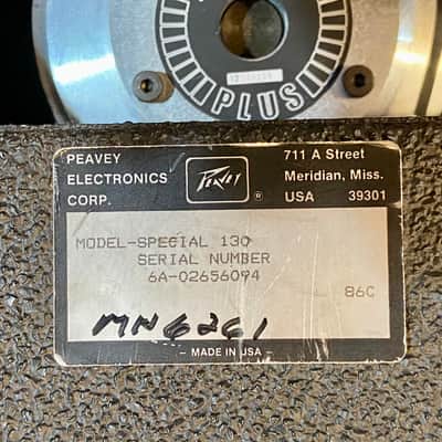 Peavey Special 130 Solo Series 130-Watt 1x12" Guitar Combo 1980s - Black image 9