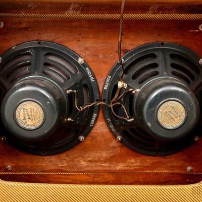 1954 Fender Super Tweed Wide Panel Vintage Tube Amp 2x10 w/ Jensen P10R, 5D4 image 11