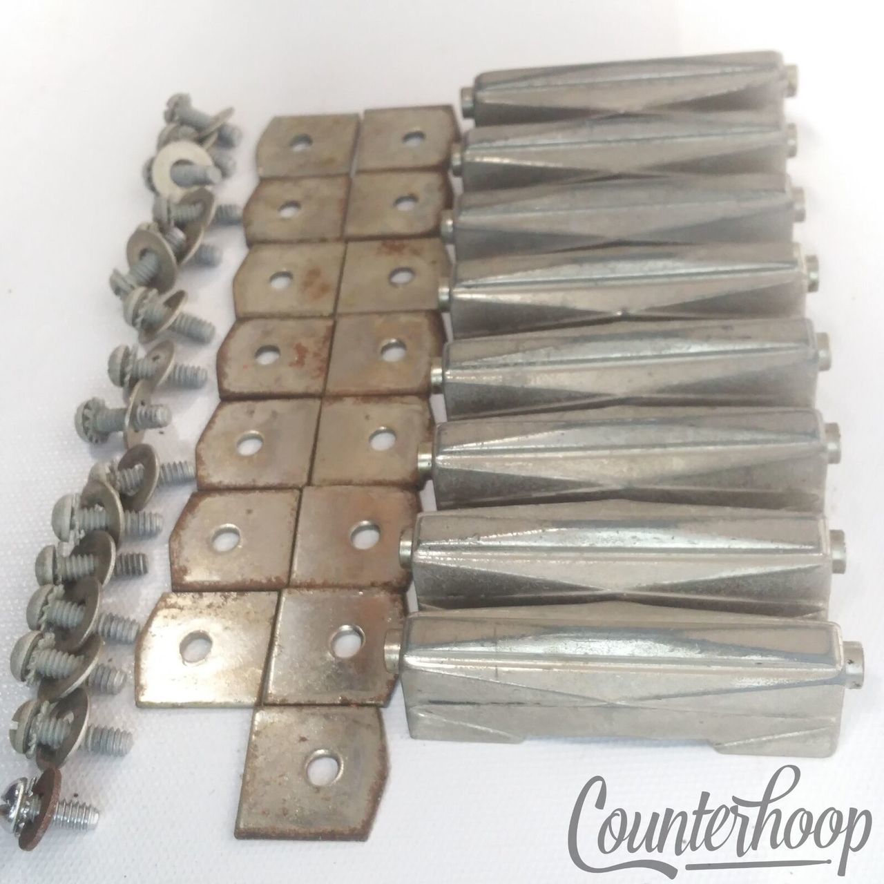 Gretsch 8x Snare Drum Broadkaster Rocket Lugs Vintage 40s Nickel Round Badge USA — main photograph