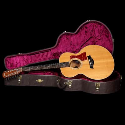 Taylor 555 12 String Acoustic Jumbo Guitar Natural image 12
