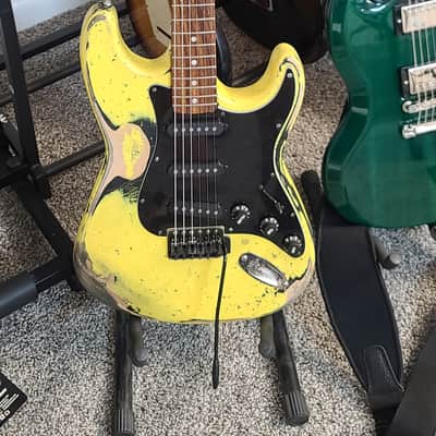 Partscaster Stratocaster Relic SSS or? 2020s - Yellow Relic image 1