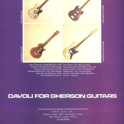 Gherson Les Paul Copy 1970 - Cherry Red Made in Italy image 17