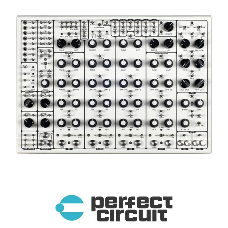 SOMA Laboratory Pulsar-23 Semi-Modular Drum Machine (White) [DEMO] image 1