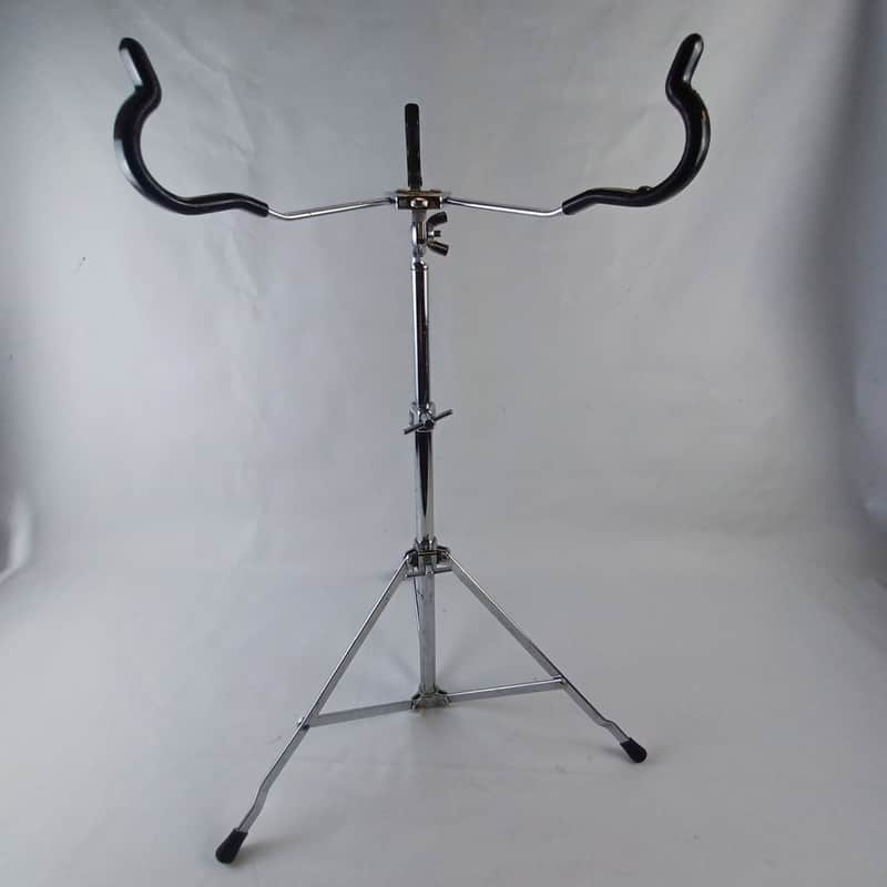Ludwig 70s #1355 Snare Drum Stand Atlas Single-Braced Chicago USA Vintage Chrome image 1