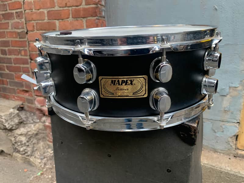 Mapex Aluminum snare Black 5 by 14” used image 1