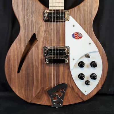 Rickenbacker 330 Walnut, Semi-Hollowbody, 21 Fret, Gotoh Tuners, w/HSC image 6