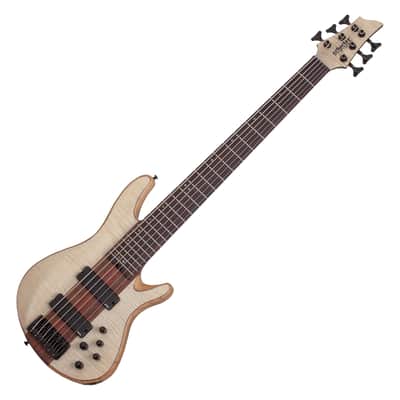 Schecter Charles Berthoud CB-6 guitar in Natural Satin image 1
