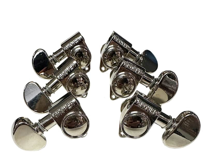Grover Rotomatic 102-18 Series 3x3 Chrome Tuning Machines image 1