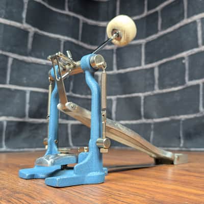 Slingerland Vintage AA Single Bass Drum Pedal Late 50s to Early 60s - Blue Lacquer image 7