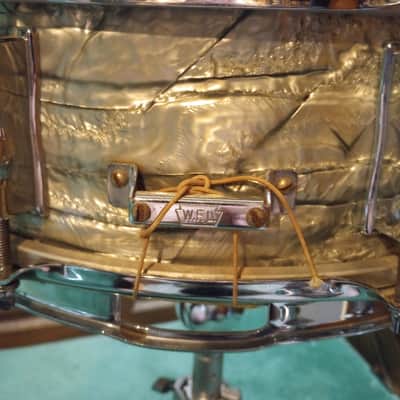 Ludwig (WFL) Transition Badge 5x14 Snare Drum 1959 image 7