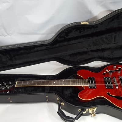 Paramount Premier SE Electric Violin Hollow Body Guitar with Hard Case - Nice! image 2
