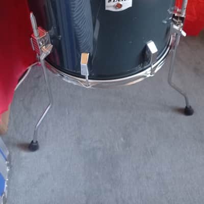 Vintage Tama Rockstar Pro 16x16 Floor Tom - Split Lugs - Gun Metallic Grey (Made in Japan) image 2