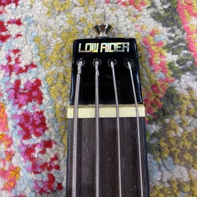Shred Neck Low Rider 4-String Bass Practice Neck in Black with