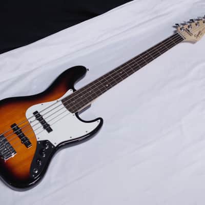 Used Fender Squier Affinity Jazz Bass 5-string BASS guitar w/ Gig Bag Local Pickup Item image 2