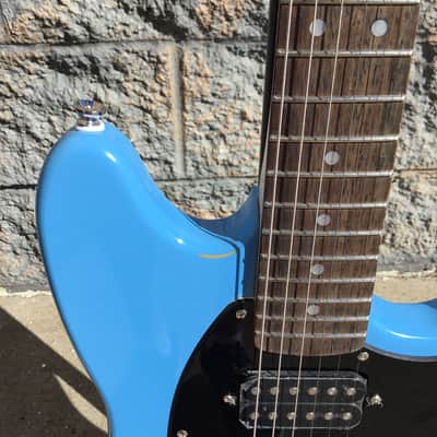 Squier Sonic Mustang HH California Blue (Blemish/Relic) image 4