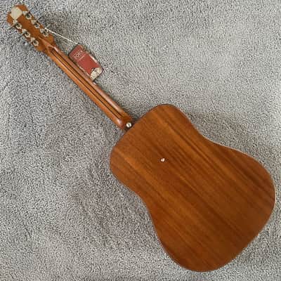 41 Inch Vintage Acoustic Guitar, Solid Spruce Top Body, Mahogany Neck, Rosewood Fingerboard image 14