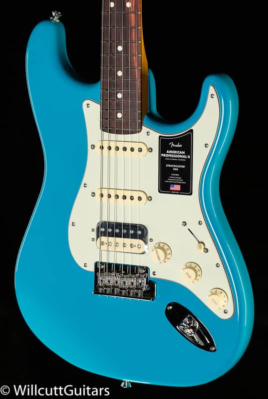 Fender American Professional II Stratocaster HSS, Rosewood Fingerboard, Miami Blue (609) image 1
