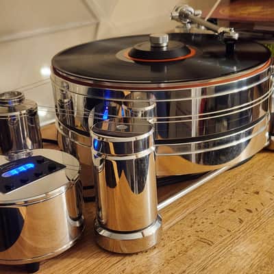 MINT Acoustic Solid "EDITION" Turntable + WTB 213 Arm + Quintet Black S + Custom Plinth/Dust Cover image 8