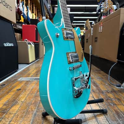 Gretsch G5232T Electromatic Double Jet FT Electric Guitar with Bigsby Calcos Green image 2