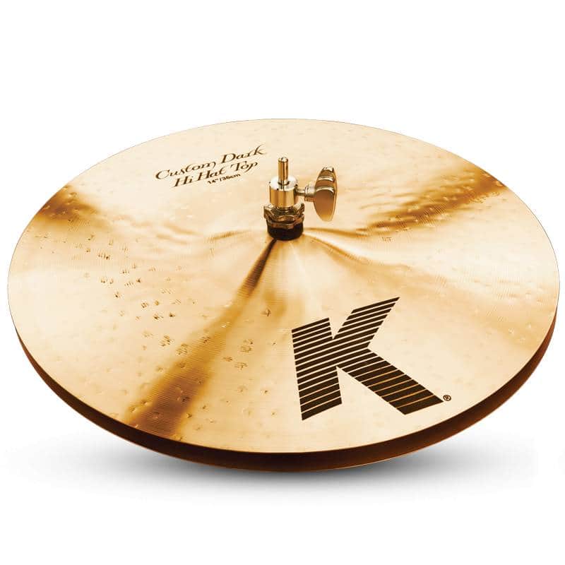 Zildjian 14" K Custom Dark Hi-Hat Cymbal (Top) image 1