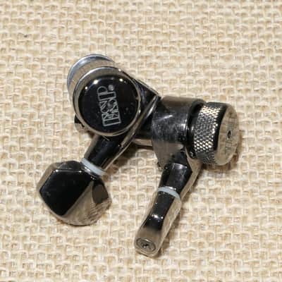 ESP 6 Inline Locking Tuners Cosmo Black Same Day Shipping #DK02 image 3