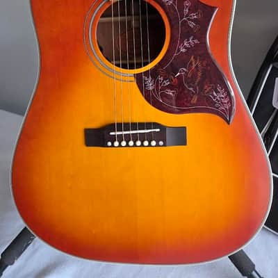Epiphone Hummingbird Standard Acoustic Cherry Sunburst W/bag image 10