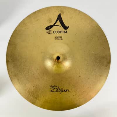 Zildjian 15" A Custom Crash Cymbal 1991 - Present - Brilliant image 3